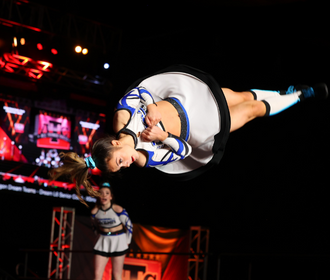 All star cheerleader tumbling