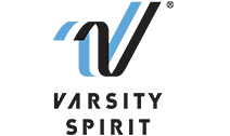 Varsity Spirit Logo - Black and Blue