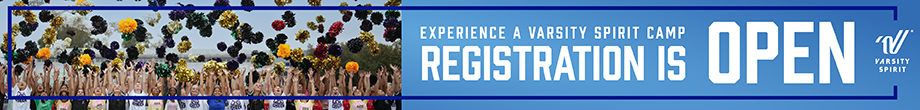 Experience a Varsity Spirit Camp, Registration is open
