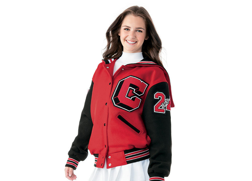 Senior Portrait / Photo / Picture Idea - Girls - Varsity Letter Jacket