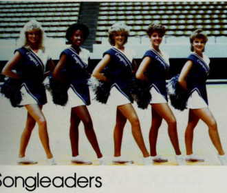 Rhonda Shelby, first black BYU Cougarette Dance Team member.